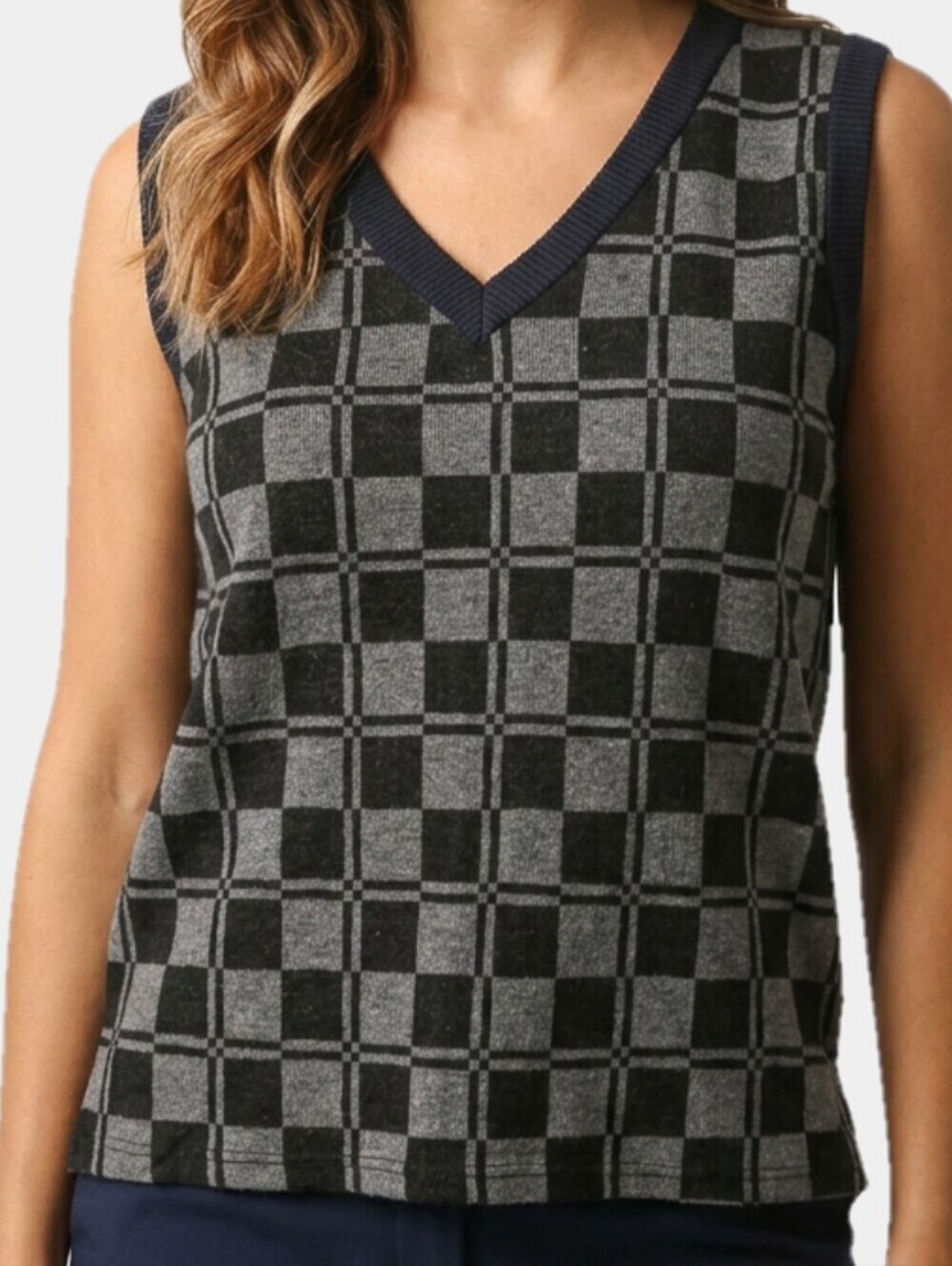 B-Wear Sleeveless V-Neck Sweater Vest Size XL - Picture 2 of 11